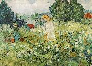 Vincent Van Gogh Marguerite Gachet in the Garden oil painting reproduction